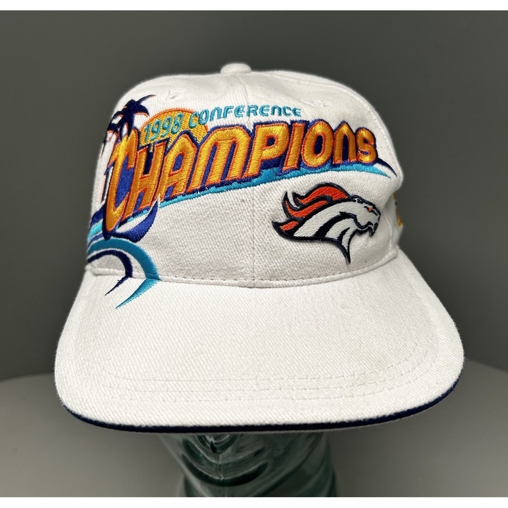 1998 Conference Champions Denver Broncos Football Sports Specialties White Hat